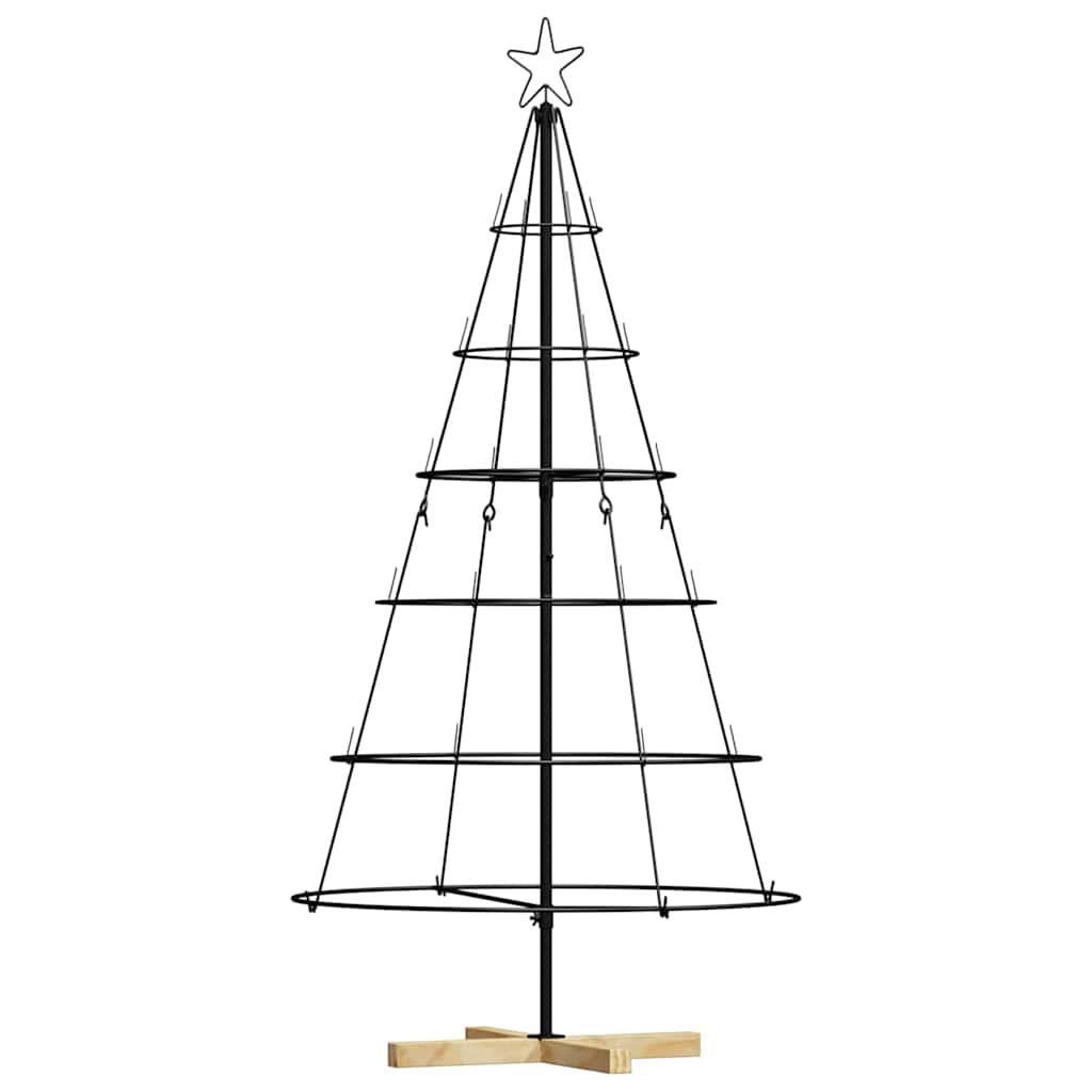 Kerst Cone Boom met standaard Zwart 154 cm Staal is nu te koop bij PeponiXL, paradijselijk wonen!