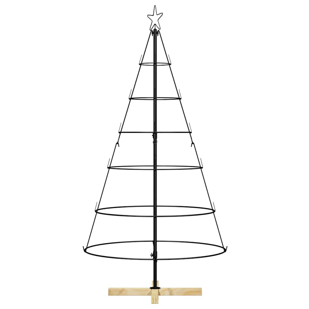 Kerst Cone Boom met standaard Zwart 154 cm Staal is nu te koop bij PeponiXL, paradijselijk wonen!