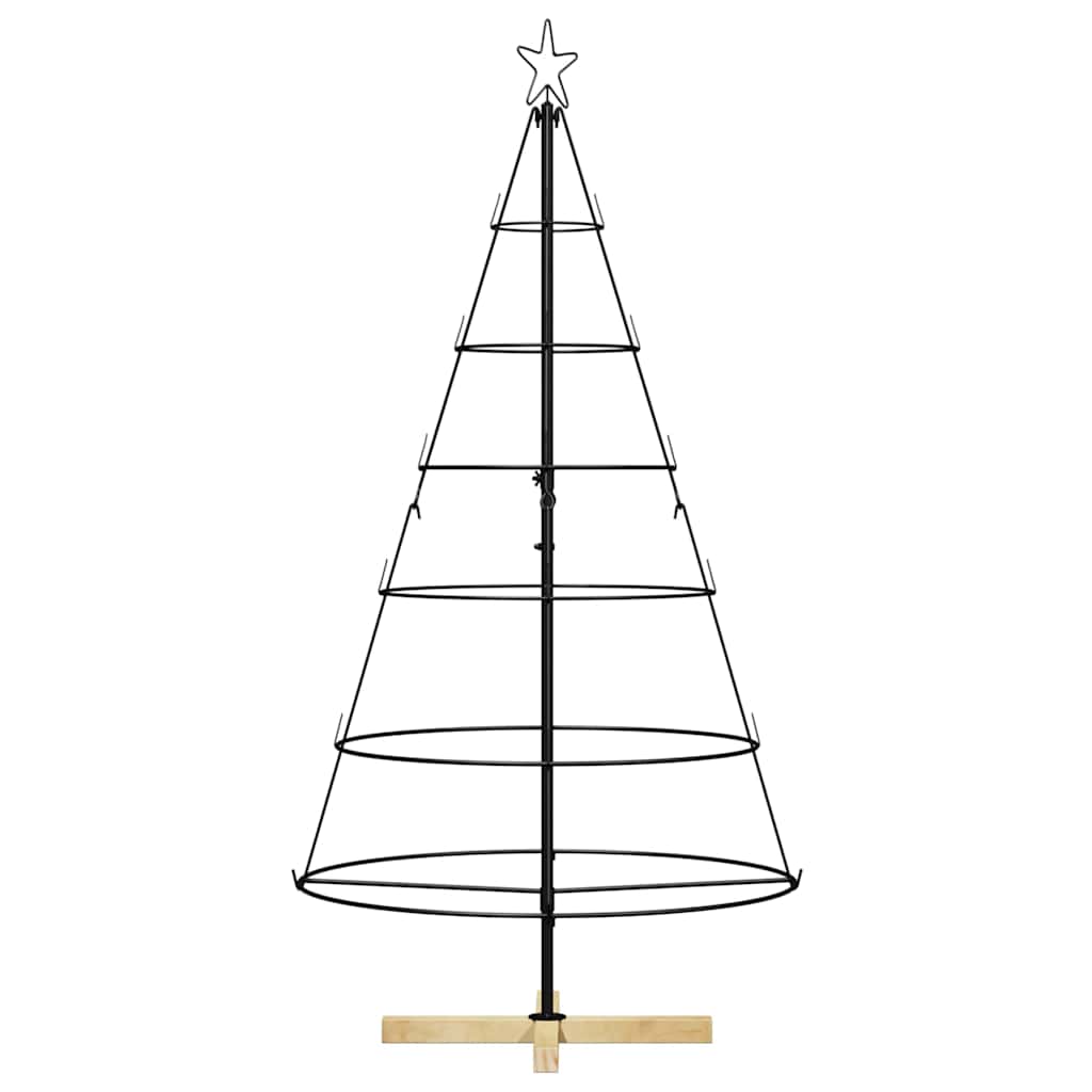 Kerst Cone Boom met standaard Zwart 154 cm Staal is nu te koop bij PeponiXL, paradijselijk wonen!