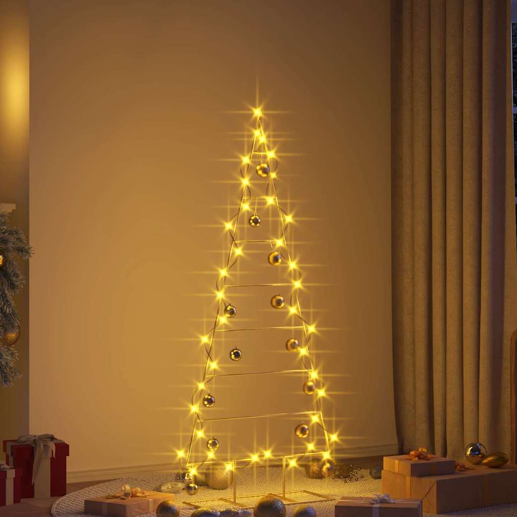 Metalen kerstboom met standaard Goud 150 cm Poedergecoat staal is nu te koop bij PeponiXL, paradijselijk wonen!
