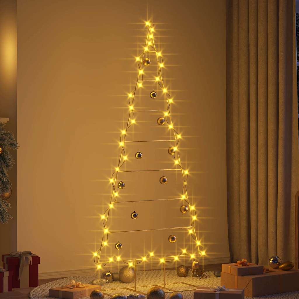 Metalen kerstboom met standaard Goud 181 cm Poedergecoat staal is nu te koop bij PeponiXL, paradijselijk wonen!
