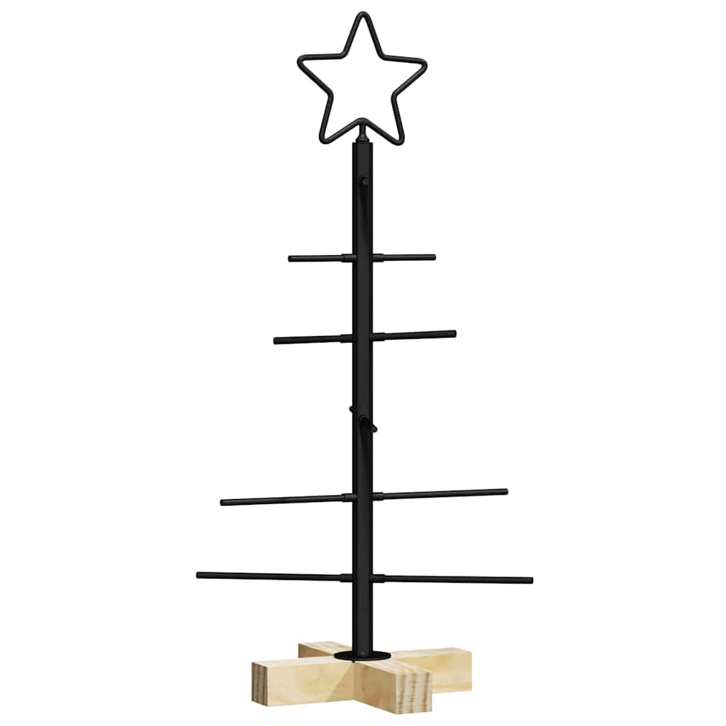 Metalen kerstboom Zwart 59,5 cm Poedergecoat staal is nu te koop bij PeponiXL, paradijselijk wonen!