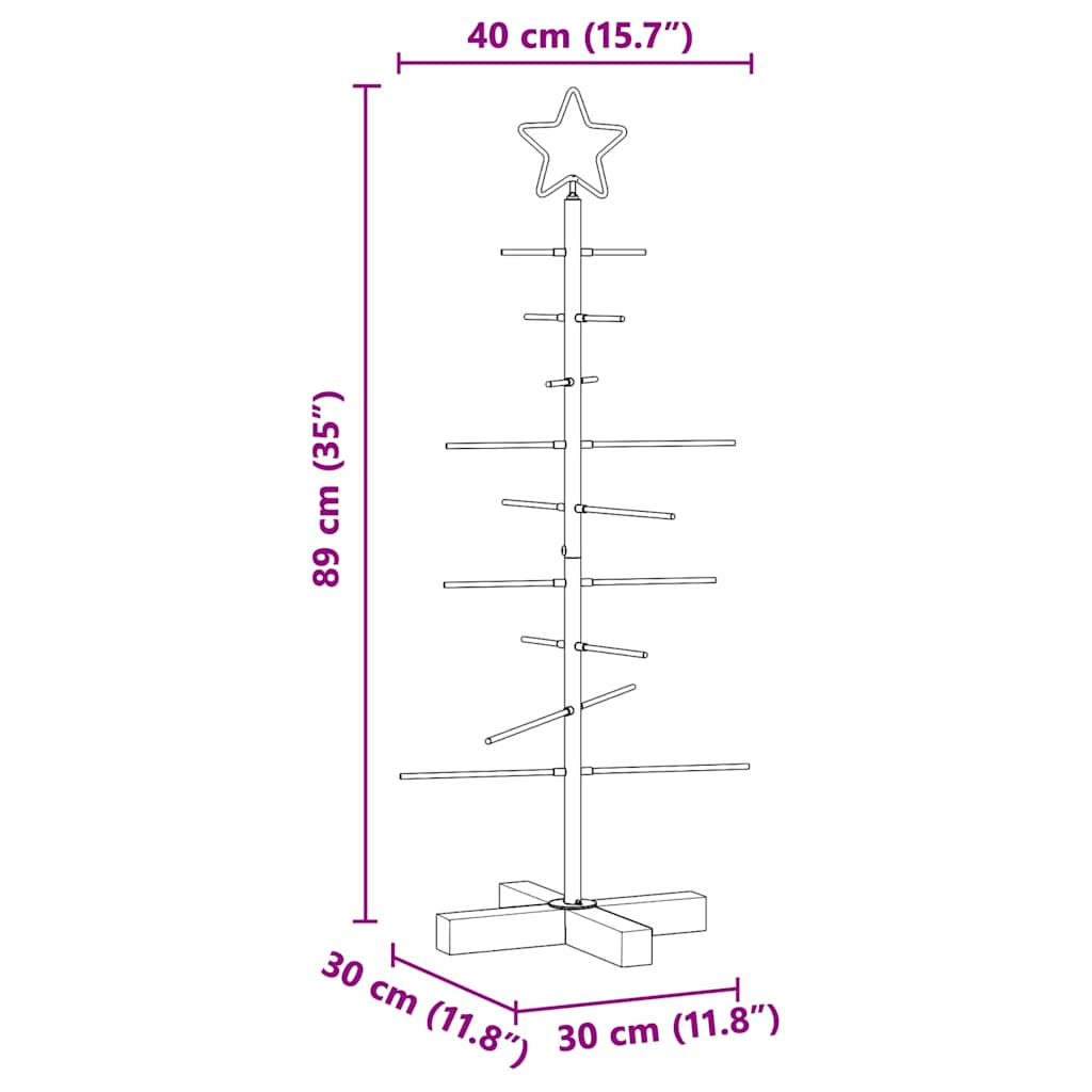 Metalen kerstboom met standaard Zwart 89 cm Poedergecoat staal is nu te koop bij PeponiXL, paradijselijk wonen!