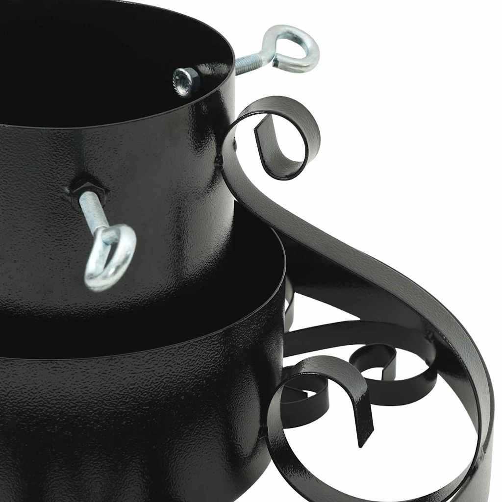 Kerstboomstandaard Zwart 40 x 40 x 21 cm Staal is nu te koop bij PeponiXL, paradijselijk wonen!