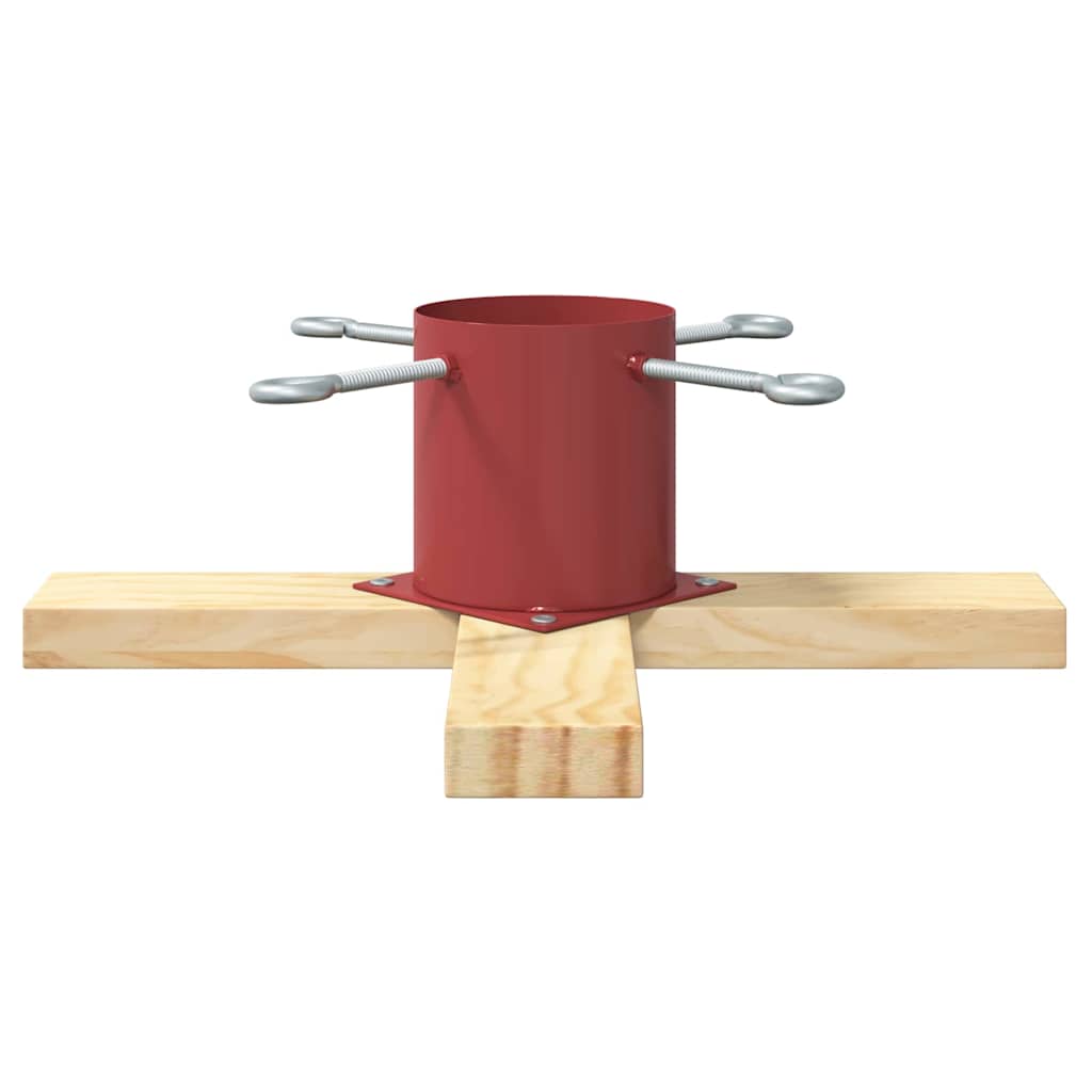 Kerstboomstandaard 1.73 Rood 50 x 50 x 16 cm Massief grenenhout is nu te koop bij PeponiXL, paradijselijk wonen!