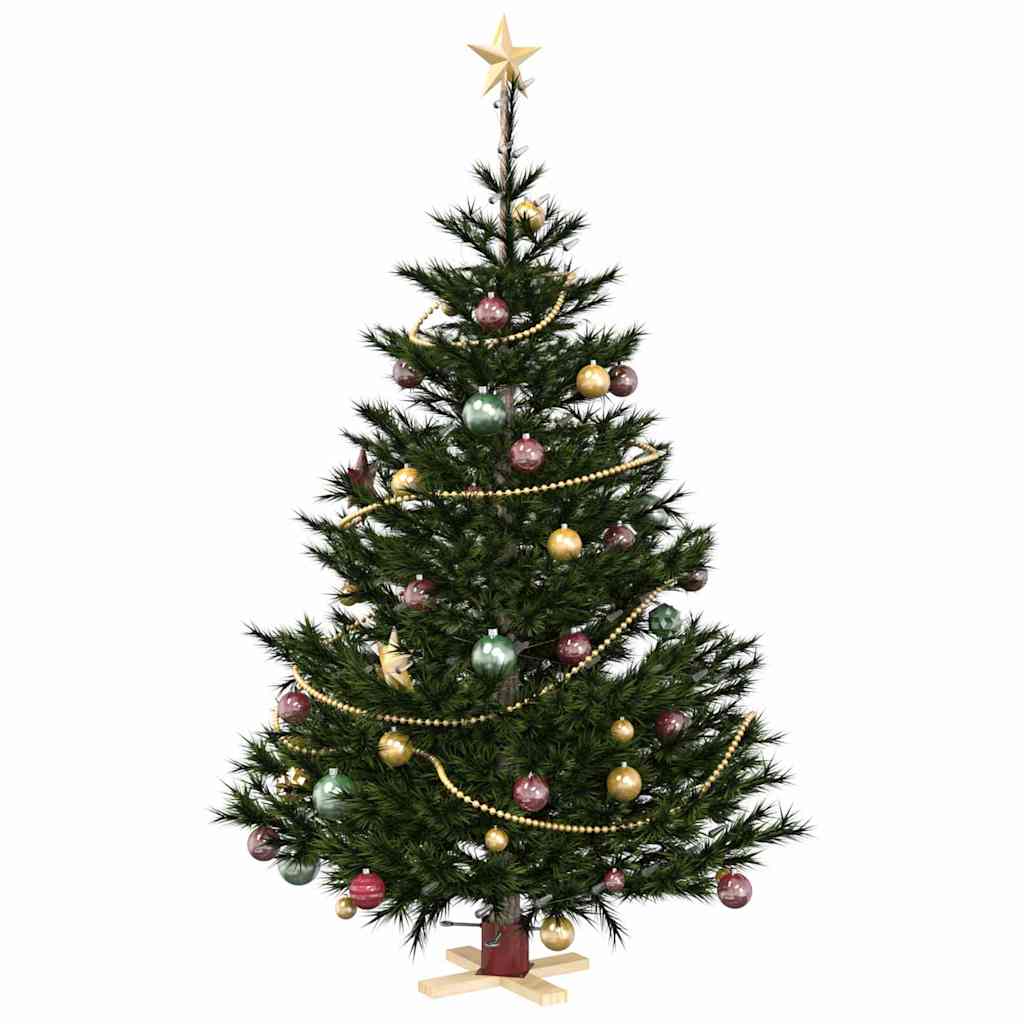 Kerstboomstandaard 1.73 Rood 50 x 50 x 16 cm Massief grenenhout is nu te koop bij PeponiXL, paradijselijk wonen!