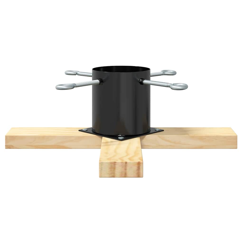 Kerstboomstandaard Zwart 50 x 50 x 16 cm Massief grenenhout is nu te koop bij PeponiXL, paradijselijk wonen!