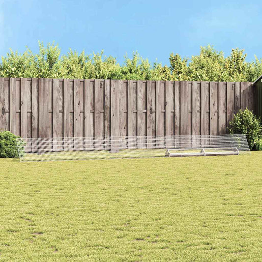 Kippenhok Zilver 650 x 55 x 55 cm Gegalvaniseerd staal is nu te koop bij PeponiXL, paradijselijk wonen!