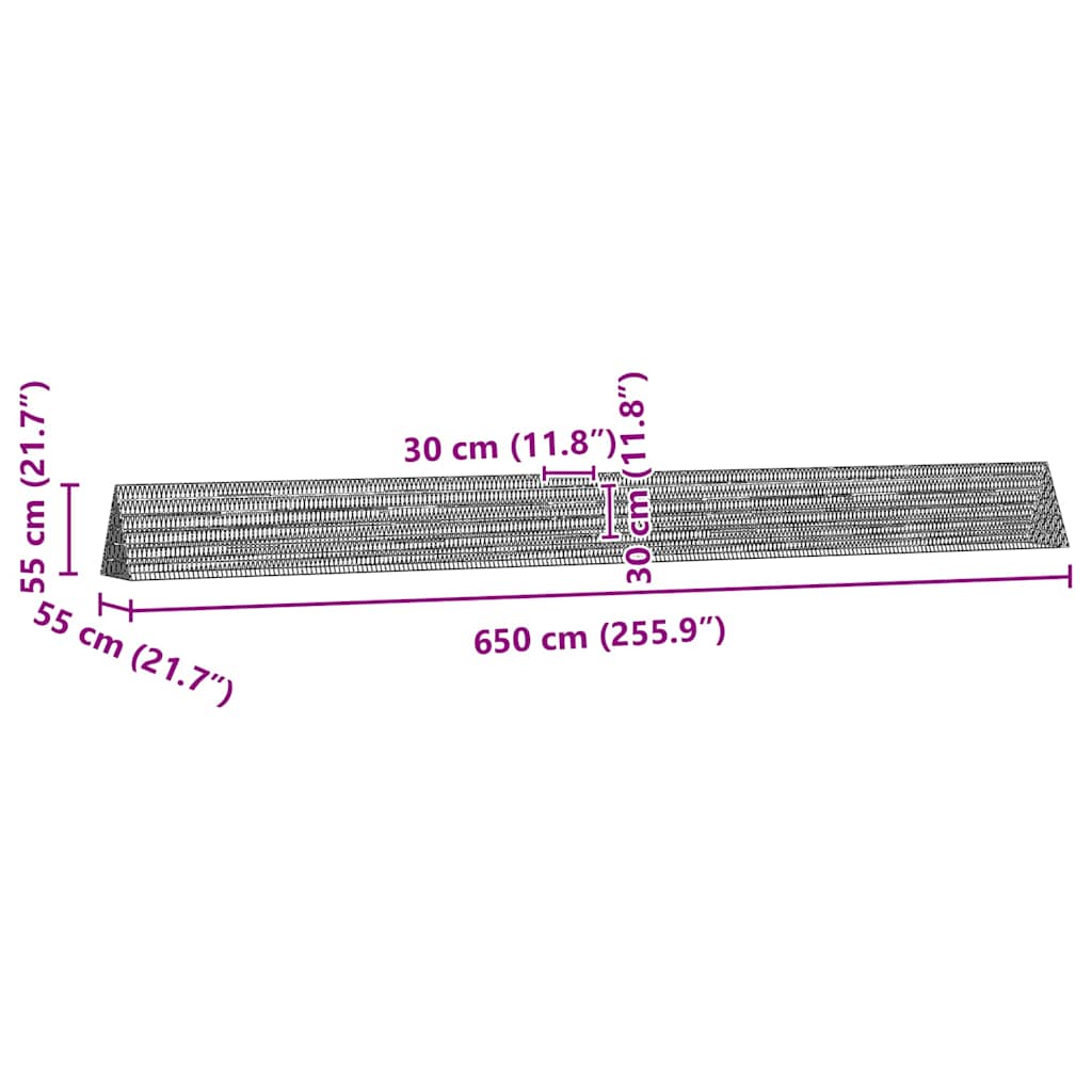 Kippenhok Zilver 650 x 55 x 55 cm Gegalvaniseerd staal is nu te koop bij PeponiXL, paradijselijk wonen!