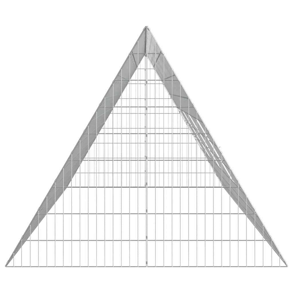 Kippenhok Zilver 430 x 100 x 85 cm Gegalvaniseerd staal is nu te koop bij PeponiXL, paradijselijk wonen!