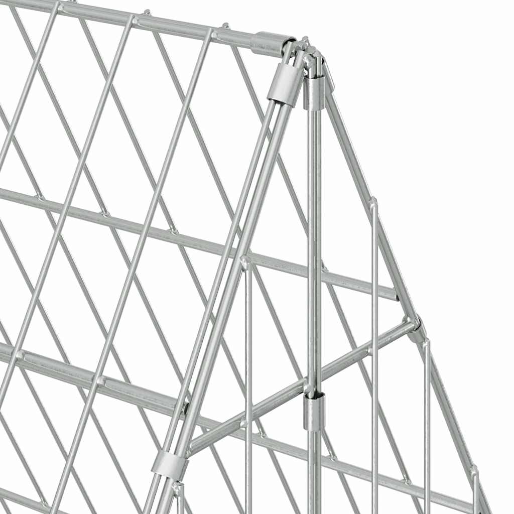 Kippenhok Zilver 650 x 100 x 85 cm Gegalvaniseerd staal is nu te koop bij PeponiXL, paradijselijk wonen!