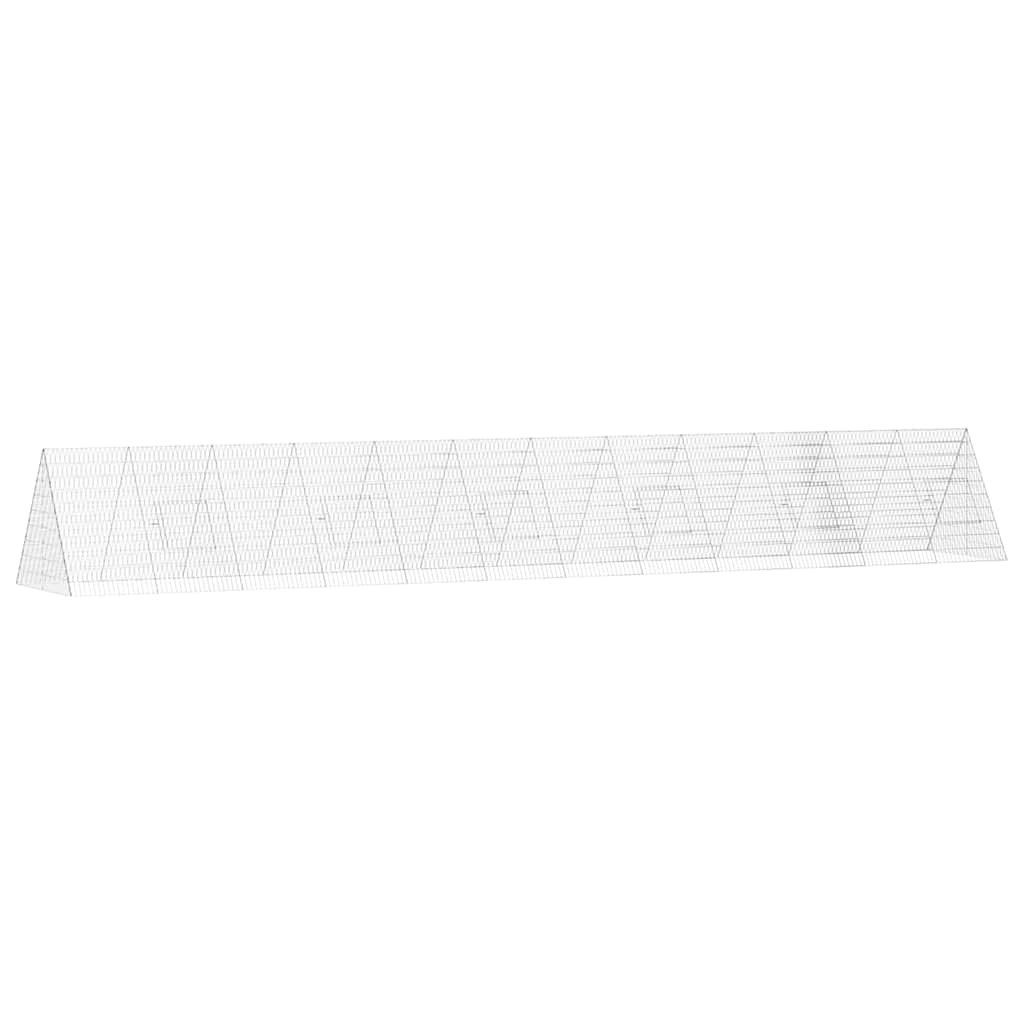 Kippenhok Zilver 650 x 100 x 85 cm Gegalvaniseerd staal is nu te koop bij PeponiXL, paradijselijk wonen!