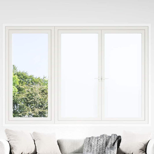 Statische raamfolie Frosted Wit 45 x 1000 cm PVC is nu te koop bij PeponiXL, paradijselijk wonen!