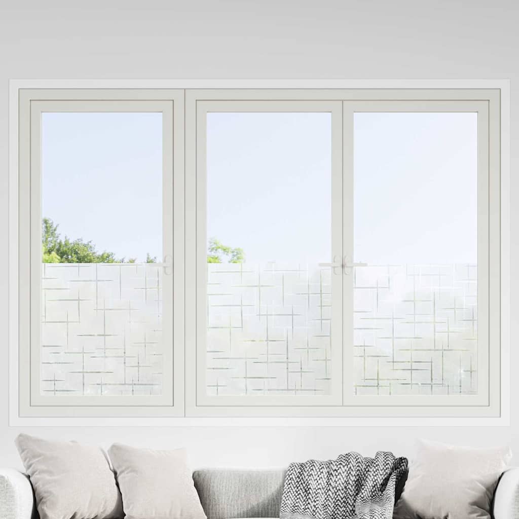 Statische raamfolie Ster Patroon 90 x 500 cm PVC is nu te koop bij PeponiXL, paradijselijk wonen!