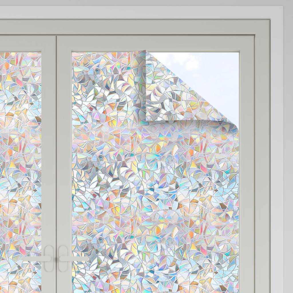 Statische raamfolie Doorzichtig 90 x 2000 cm PVC is nu te koop bij PeponiXL, paradijselijk wonen!