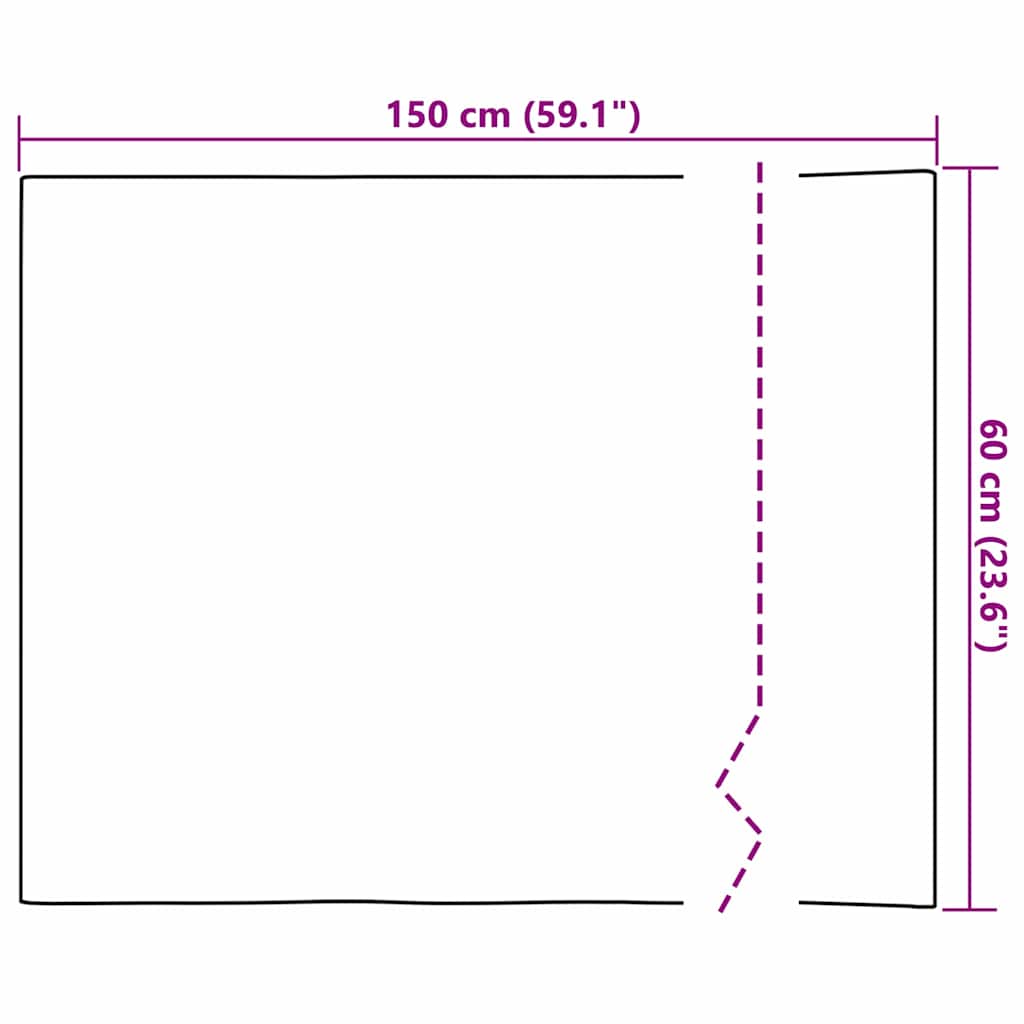 Zelfklevende Spiegelfilm 60 x 150 cm 2 st Zilver PET