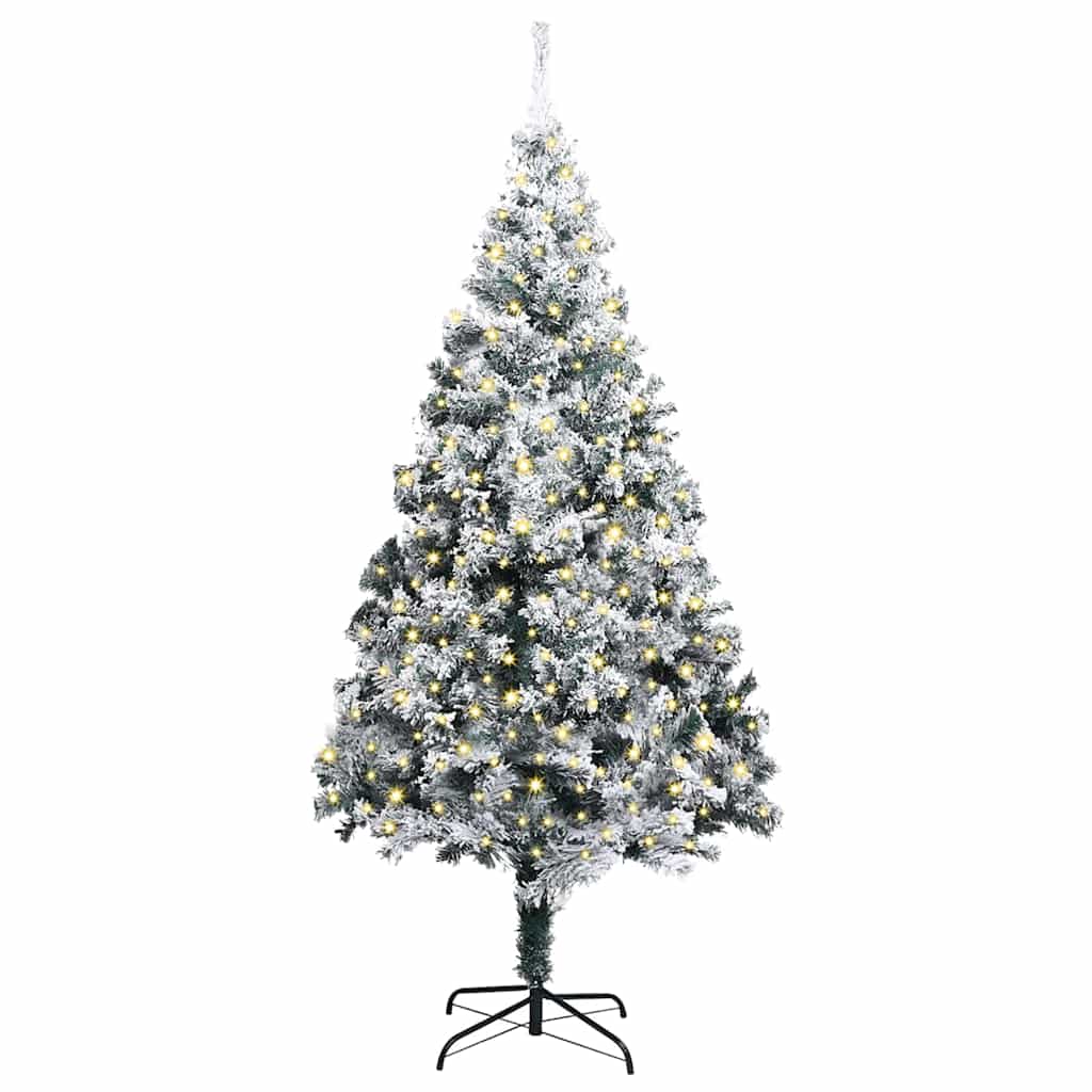 Kunst Kerstboom met verlichting met 300 LED Groen 400 cm PVC is nu te koop bij PeponiXL, paradijselijk wonen!