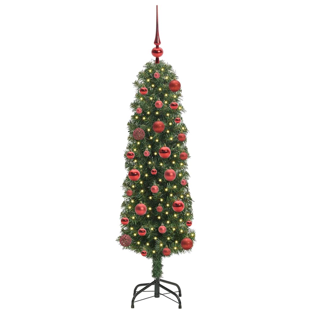 Kunstkerstboom Groen 120 cm PVC en Staal en Kunststof is nu te koop bij PeponiXL, paradijselijk wonen!