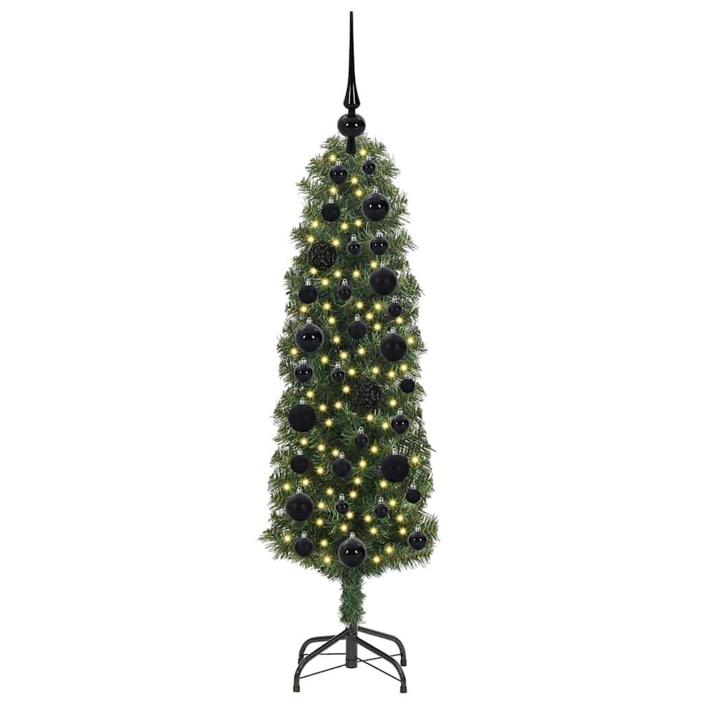 Kunstkerstboom Groen 120 cm PVC en Staal en Kunststof is nu te koop bij PeponiXL, paradijselijk wonen!