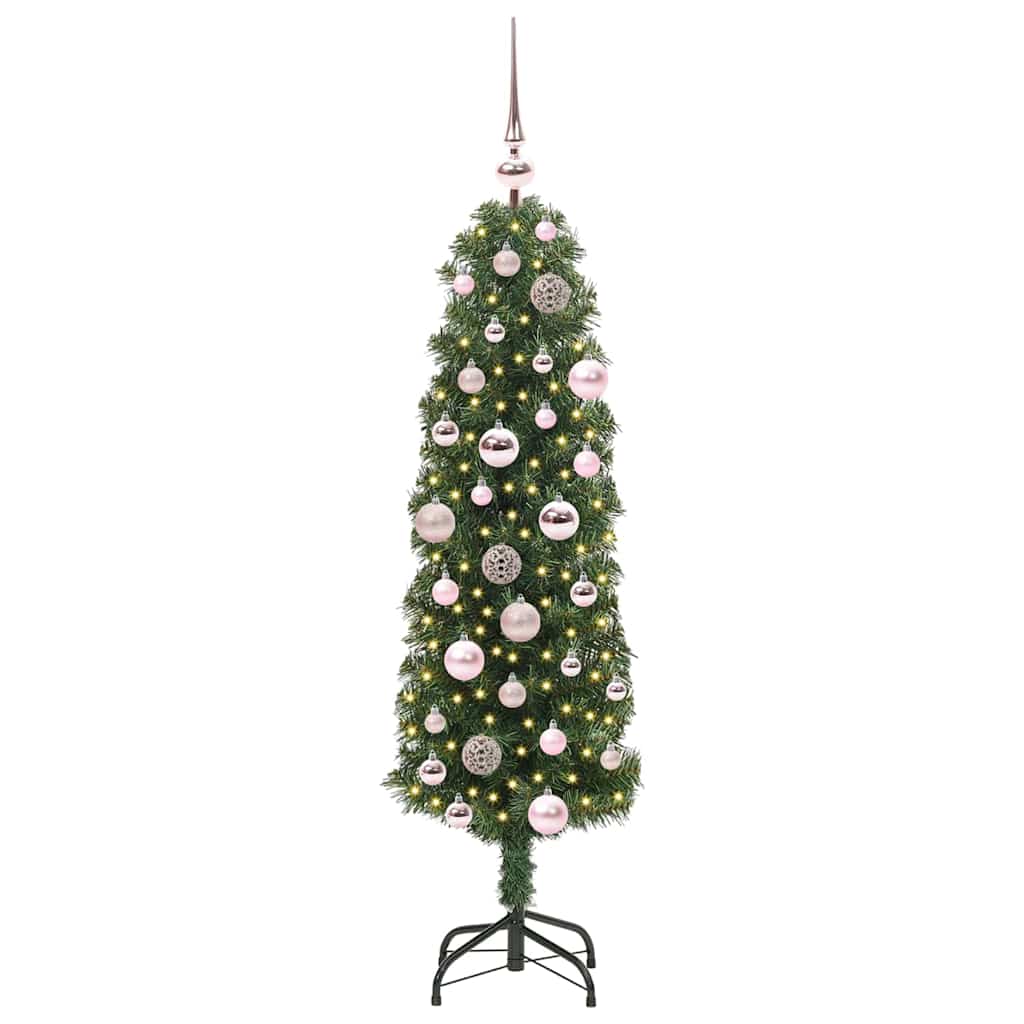 Kunstkerstboom Groen 120 cm PVC en Staal en Kunststof is nu te koop bij PeponiXL, paradijselijk wonen!