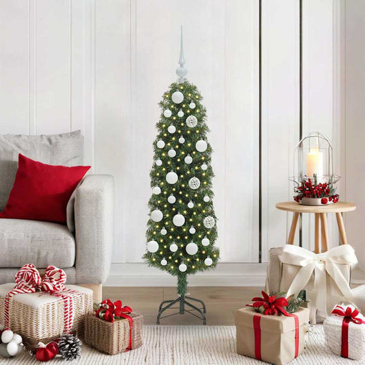 Kunstkerstboom Groen 120 cm PVC en Staal en Kunststof is nu te koop bij PeponiXL, paradijselijk wonen!