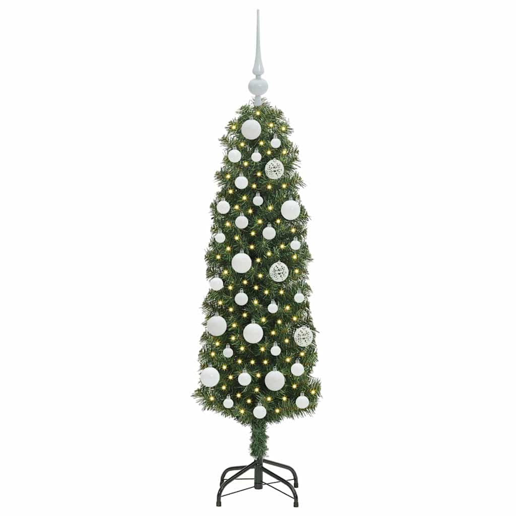 Kunstkerstboom Groen 120 cm PVC en Staal en Kunststof is nu te koop bij PeponiXL, paradijselijk wonen!