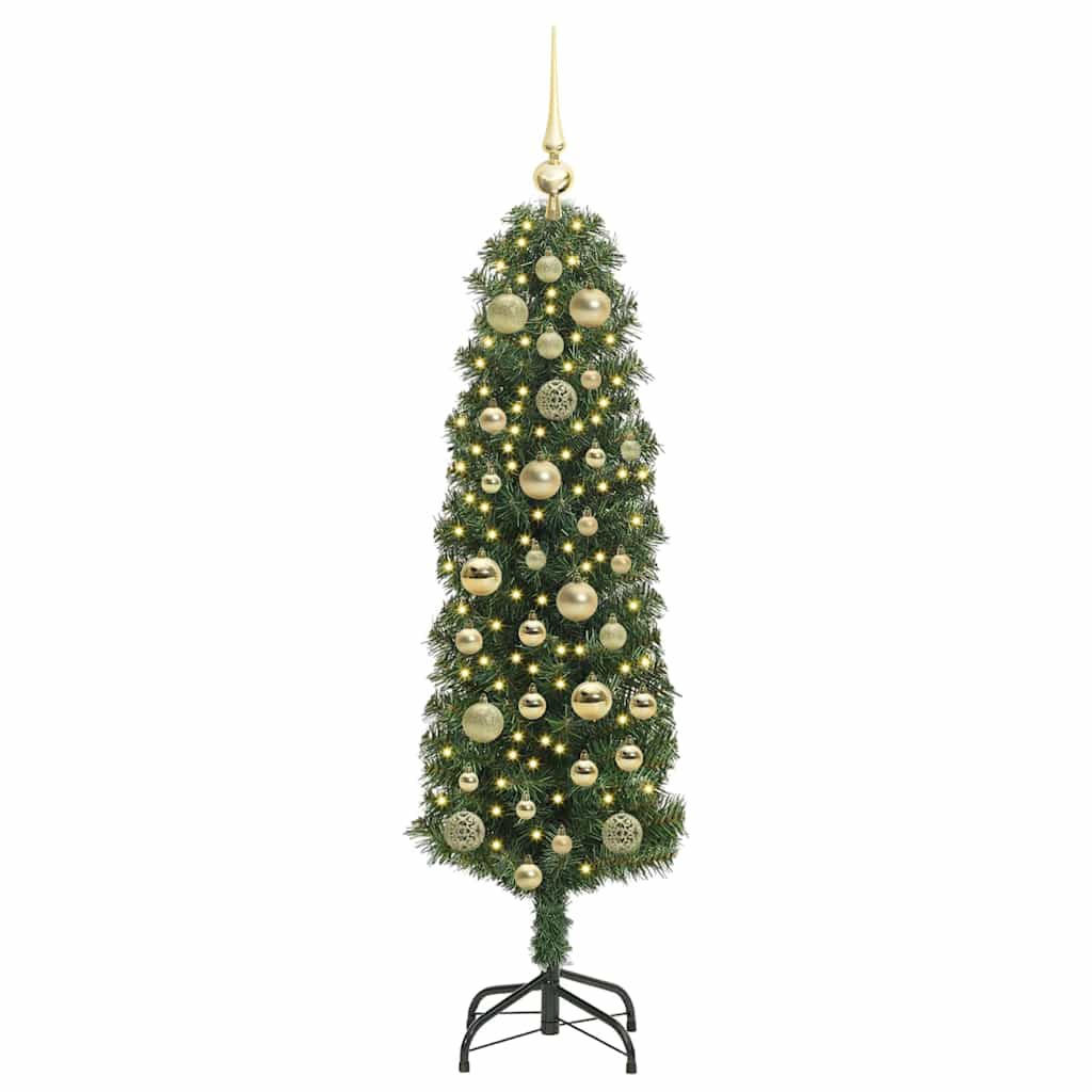 Kunstkerstboom Groen 120 cm PVC en Staal en Kunststof is nu te koop bij PeponiXL, paradijselijk wonen!