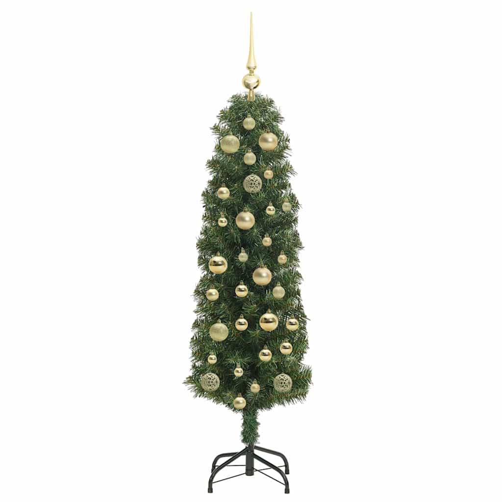 Kunstkerstboom Groen 120 cm PVC en Staal en Kunststof is nu te koop bij PeponiXL, paradijselijk wonen!