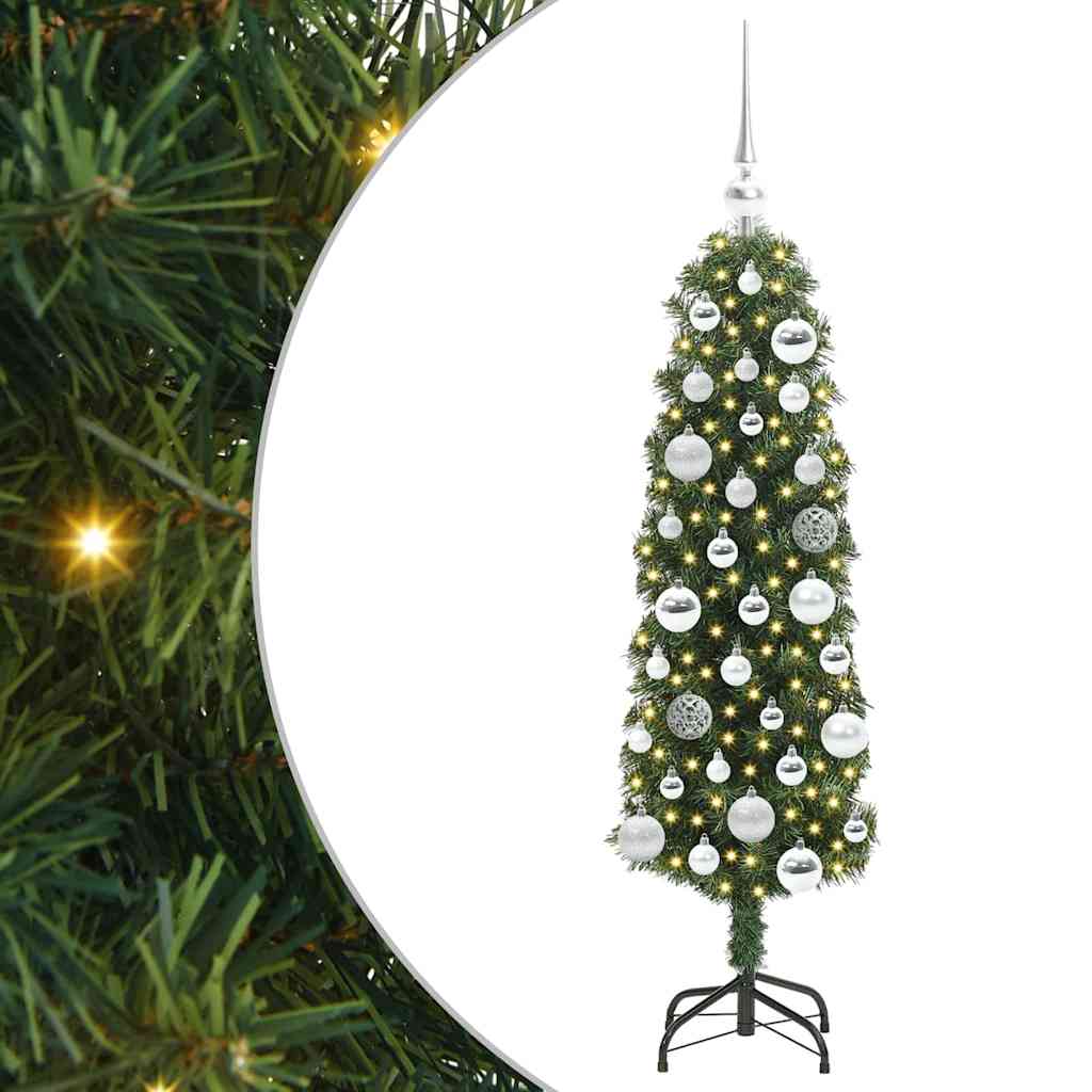 Kunstkerstboom Groen 120 cm PVC en Staal en Kunststof is nu te koop bij PeponiXL, paradijselijk wonen!