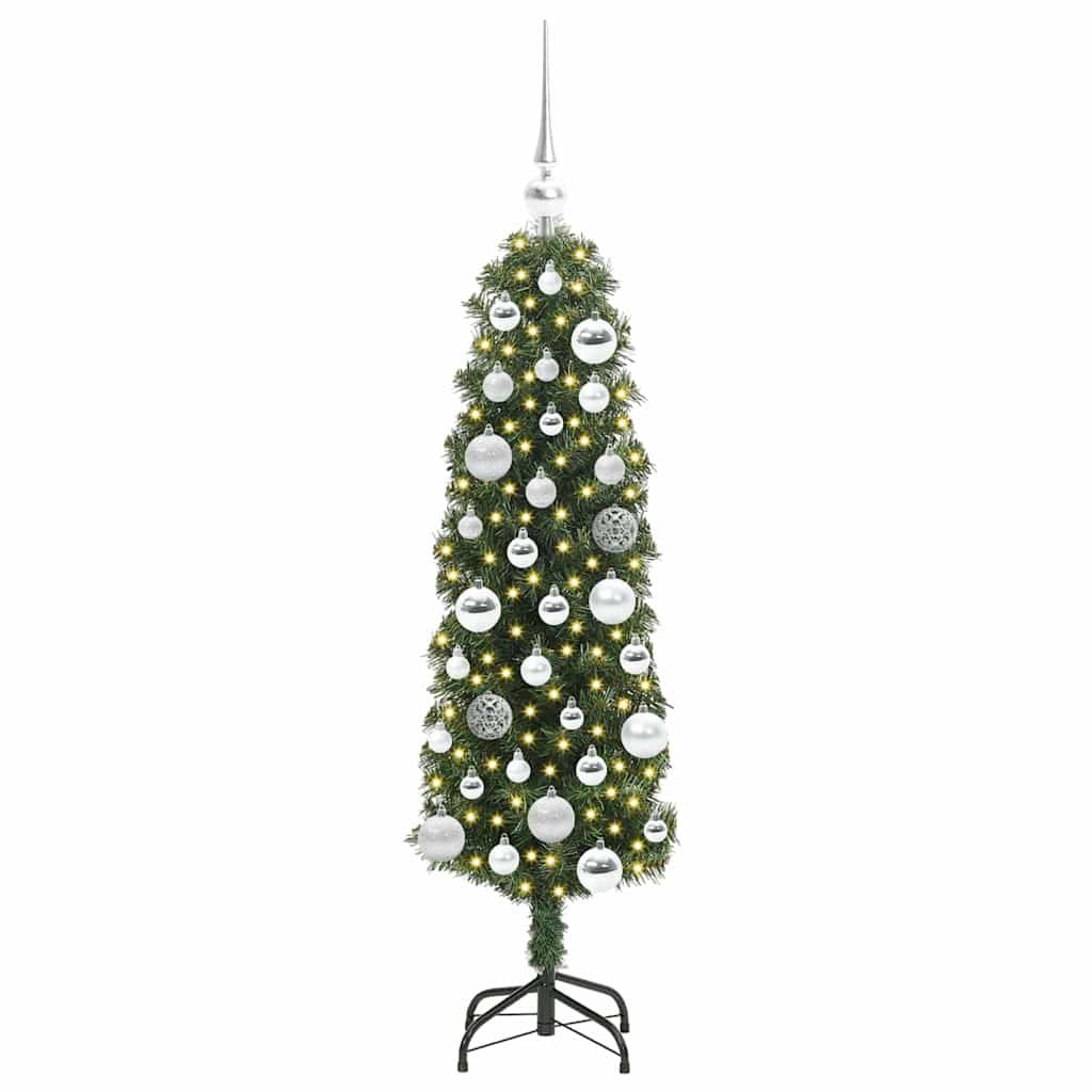 Kunstkerstboom Groen 120 cm PVC en Staal en Kunststof is nu te koop bij PeponiXL, paradijselijk wonen!