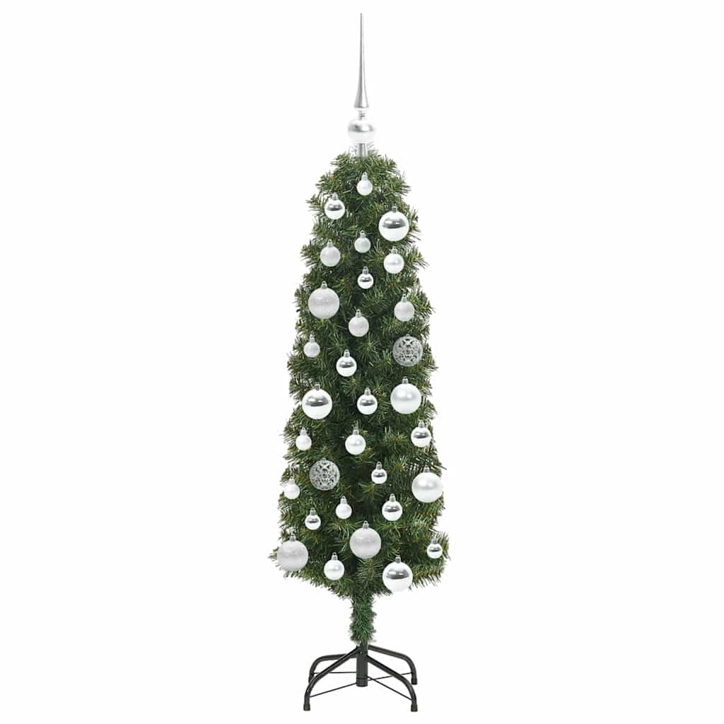 Kunstkerstboom Groen 120 cm PVC en Staal en Kunststof is nu te koop bij PeponiXL, paradijselijk wonen!