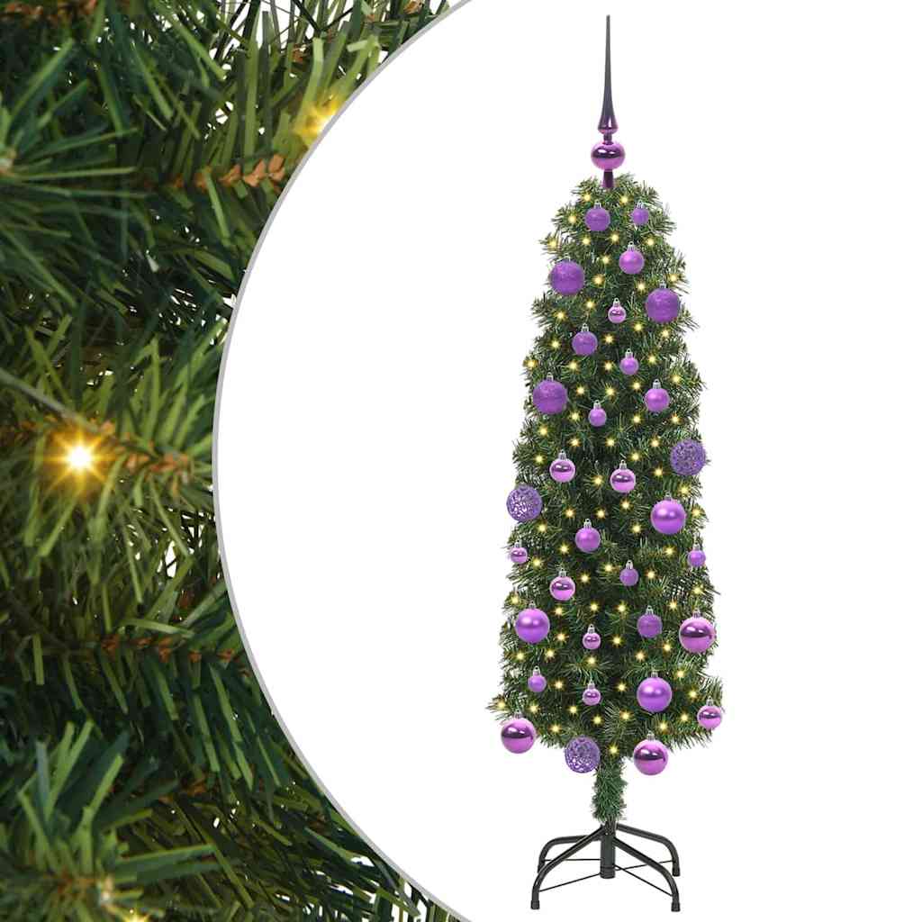 Kunstkerstboom Groen 120 cm PVC en Staal en Kunststof is nu te koop bij PeponiXL, paradijselijk wonen!