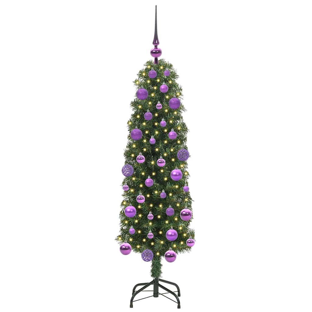 Kunstkerstboom Groen 120 cm PVC en Staal en Kunststof is nu te koop bij PeponiXL, paradijselijk wonen!