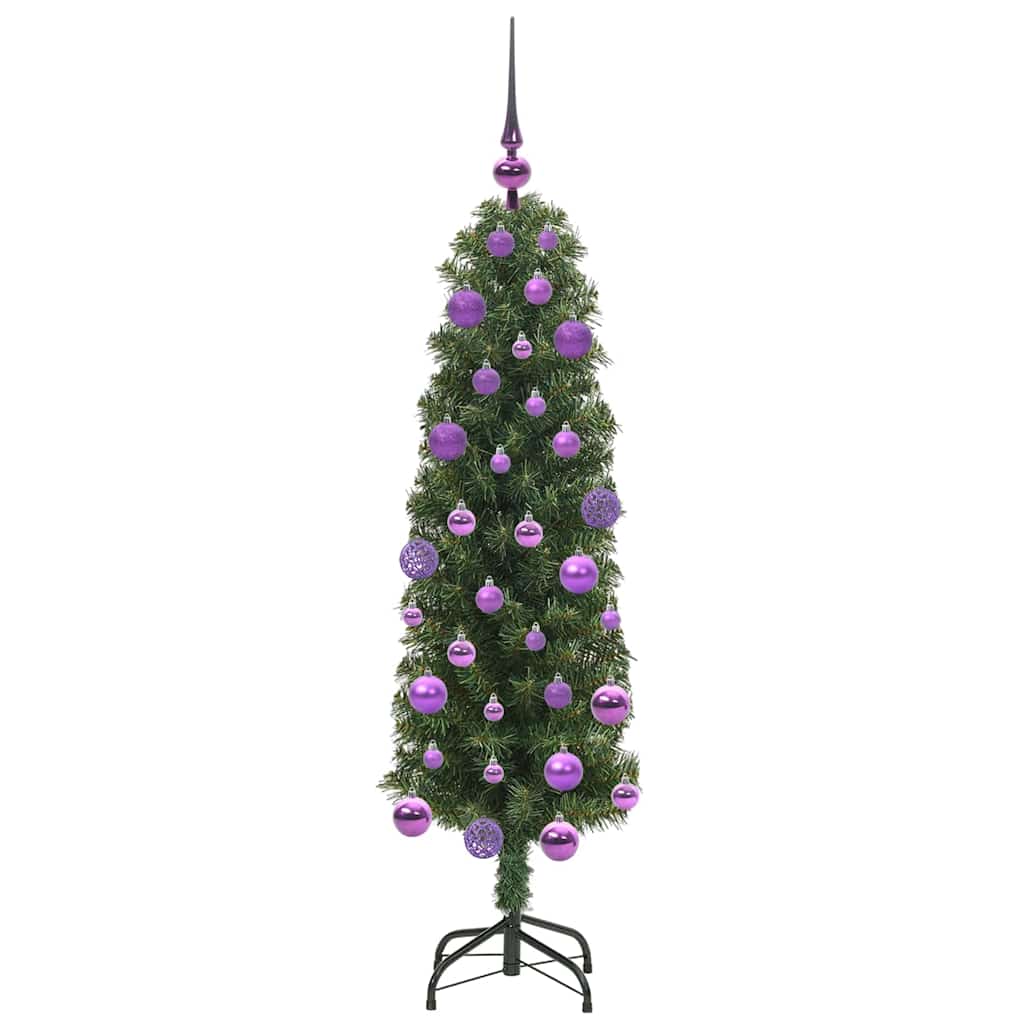 Kunstkerstboom Groen 120 cm PVC en Staal en Kunststof is nu te koop bij PeponiXL, paradijselijk wonen!