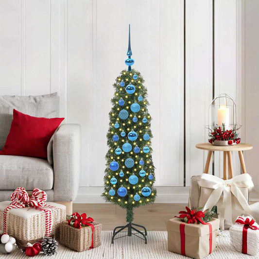 Kunstkerstboom Groen 120 cm PVC en Staal en Kunststof is nu te koop bij PeponiXL, paradijselijk wonen!