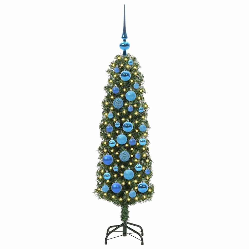 Kunstkerstboom Groen 120 cm PVC en Staal en Kunststof is nu te koop bij PeponiXL, paradijselijk wonen!