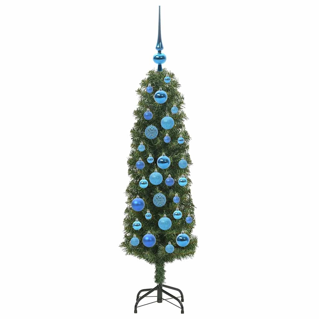 Kunstkerstboom Groen 120 cm PVC en Staal en Kunststof is nu te koop bij PeponiXL, paradijselijk wonen!