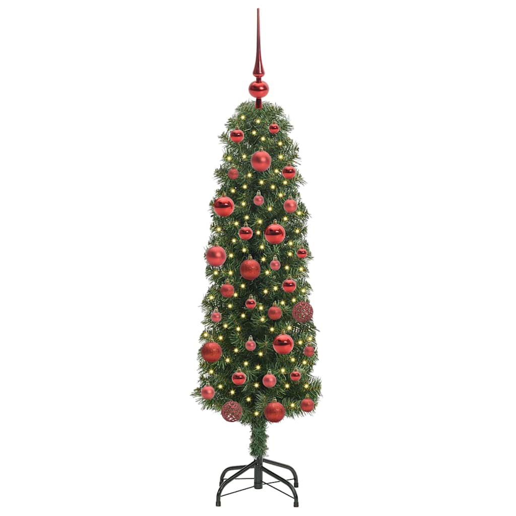 Kunstkerstboom Groen 150 cm PVC en Staal en Kunststof is nu te koop bij PeponiXL, paradijselijk wonen!