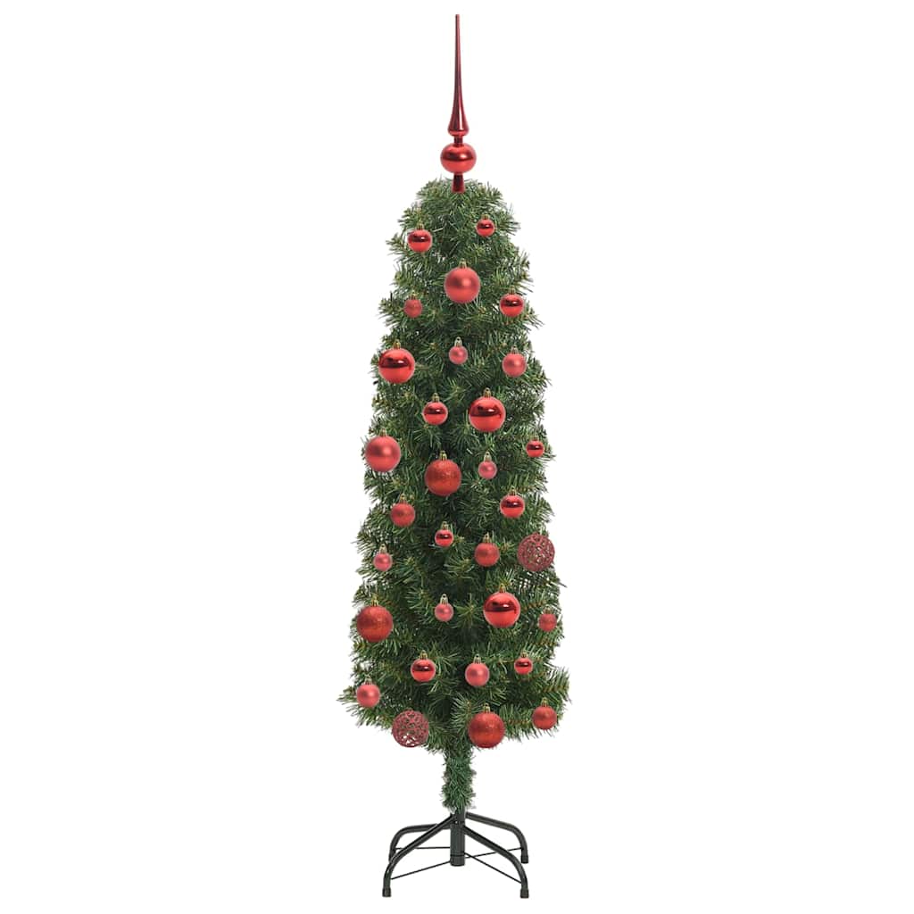 Kunstkerstboom Groen 150 cm PVC en Staal en Kunststof is nu te koop bij PeponiXL, paradijselijk wonen!