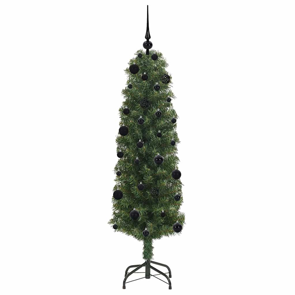 Kunstkerstboom Groen 150 cm PVC en Staal en Kunststof is nu te koop bij PeponiXL, paradijselijk wonen!