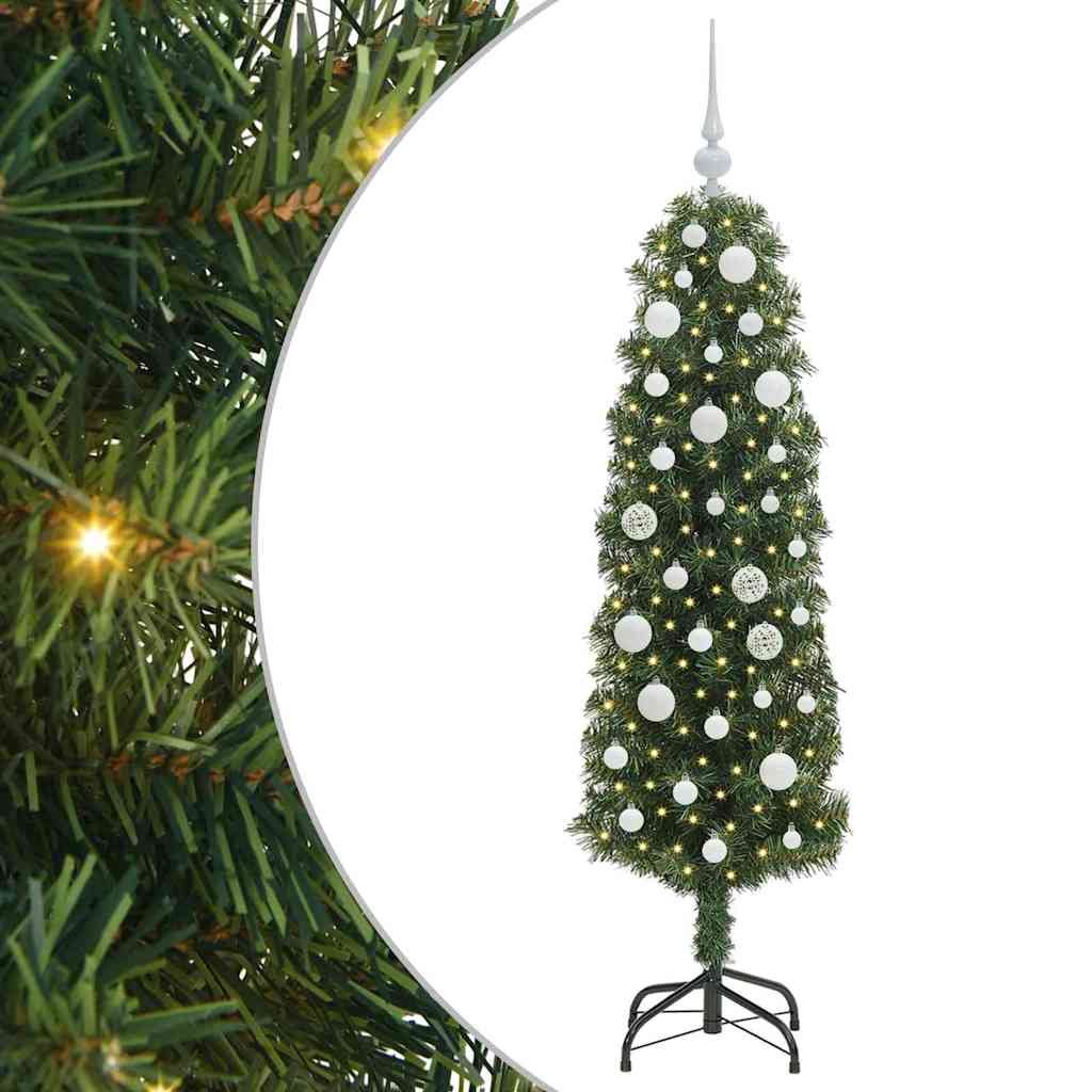 Kunstkerstboom Groen 150 cm PVC en Staal en Kunststof is nu te koop bij PeponiXL, paradijselijk wonen!