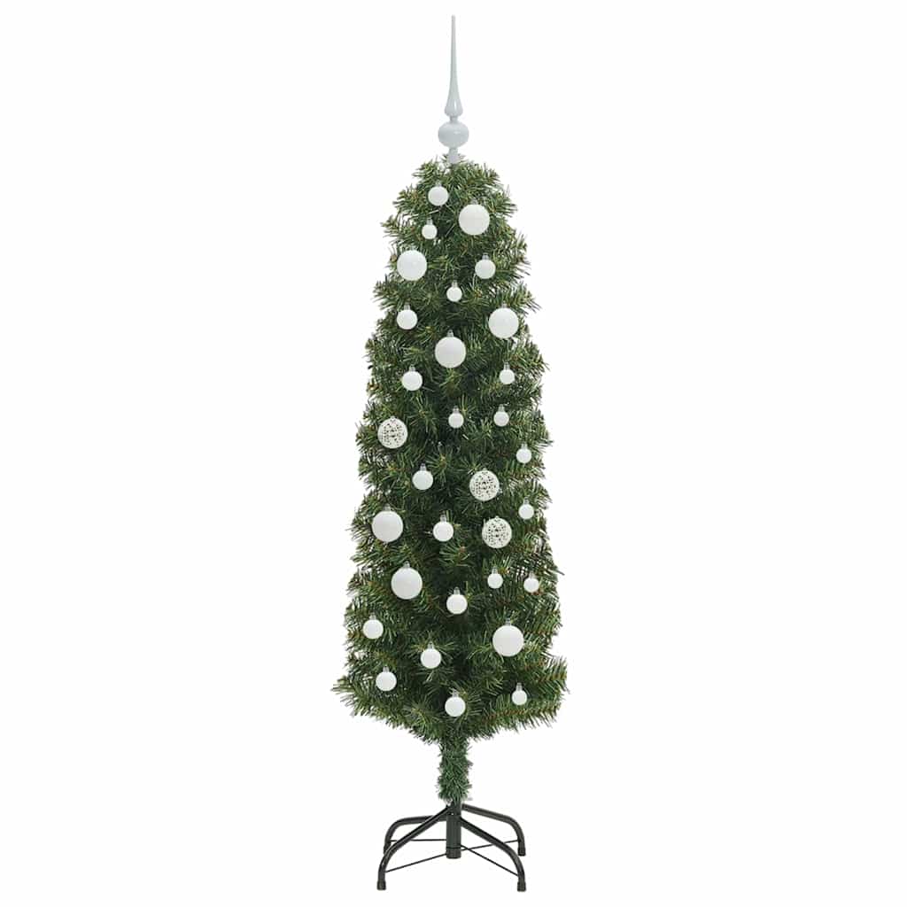 Kunstkerstboom Groen 150 cm PVC en Staal en Kunststof is nu te koop bij PeponiXL, paradijselijk wonen!