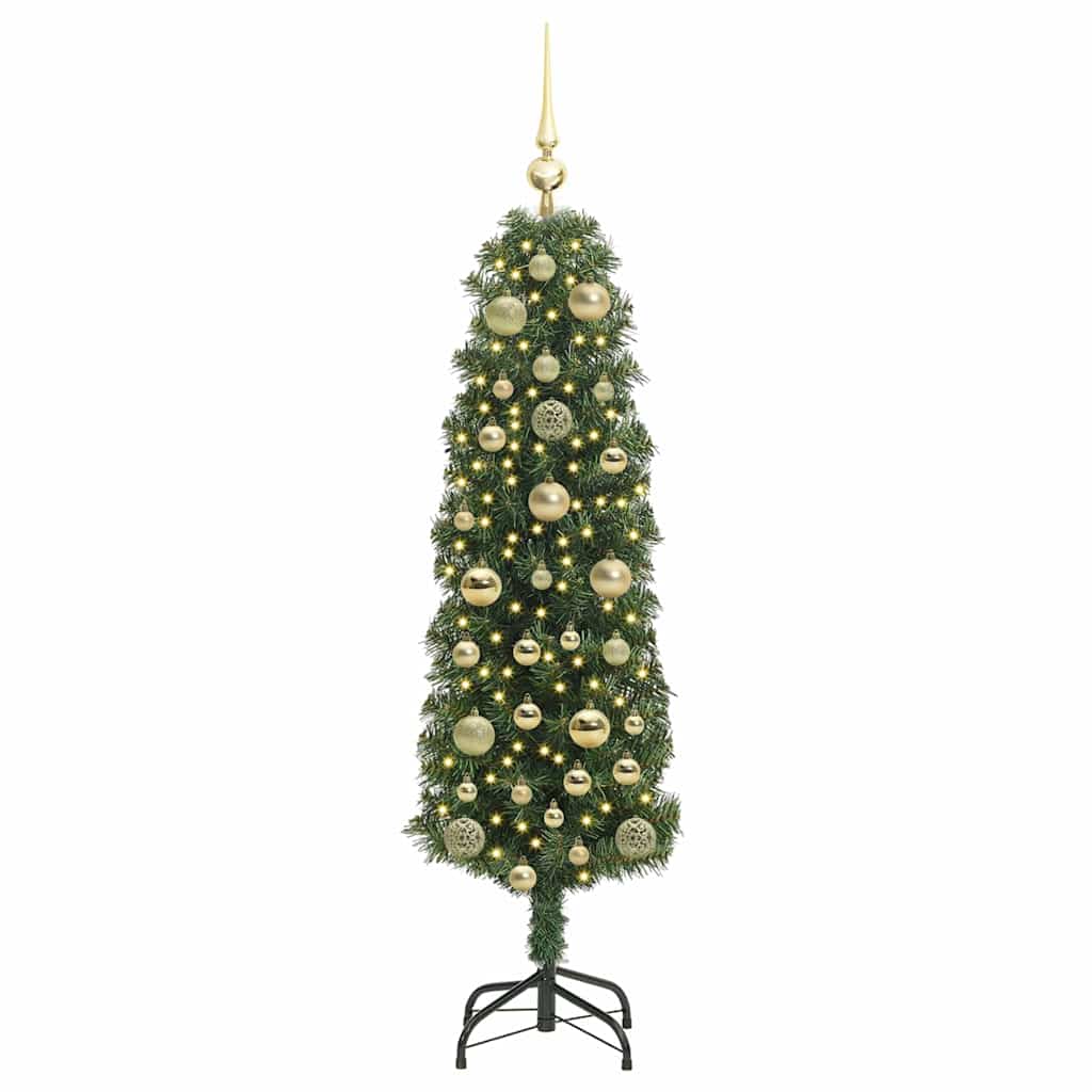 Kunstkerstboom Groen 150 cm PVC en Staal en Kunststof is nu te koop bij PeponiXL, paradijselijk wonen!