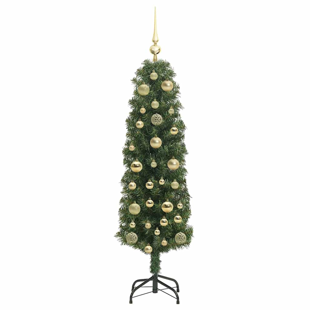 Kunstkerstboom Groen 150 cm PVC en Staal en Kunststof is nu te koop bij PeponiXL, paradijselijk wonen!