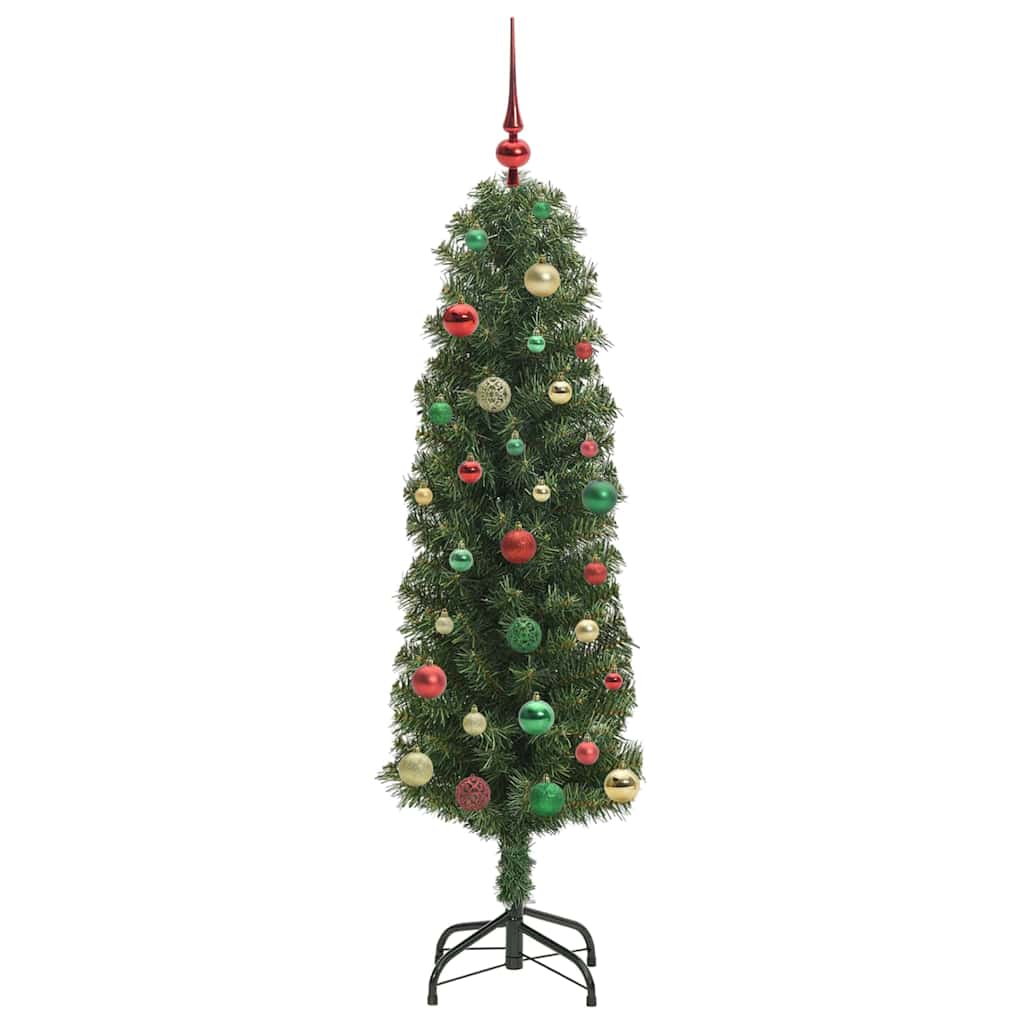 Kunstkerstboom Groen 150 cm PVC en Staal en Kunststof is nu te koop bij PeponiXL, paradijselijk wonen!