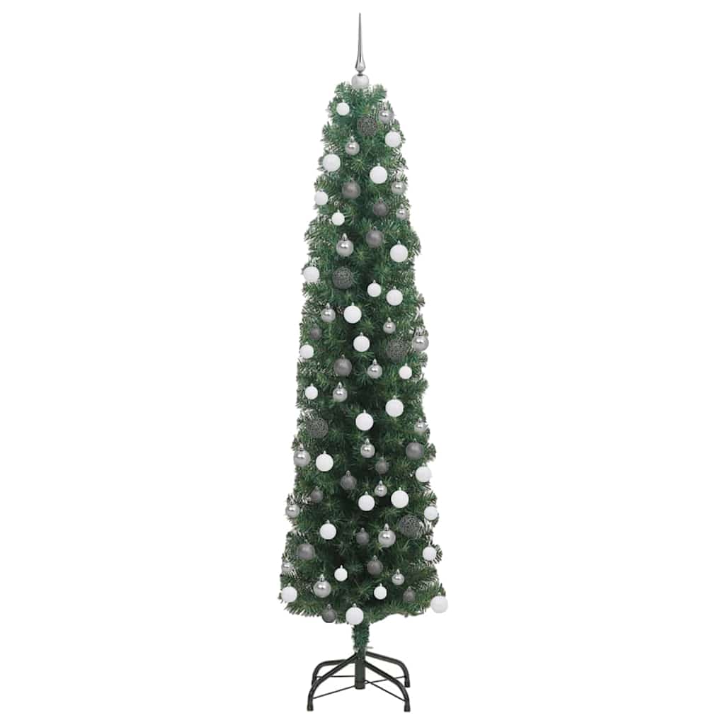 Kunstkerstboom Groen 180 cm PVC en Staal en Kunststof is nu te koop bij PeponiXL, paradijselijk wonen!