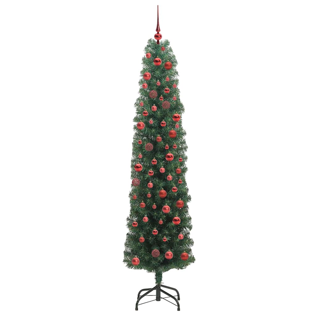 Kunstkerstboom Groen 180 cm PVC en Staal en Kunststof is nu te koop bij PeponiXL, paradijselijk wonen!