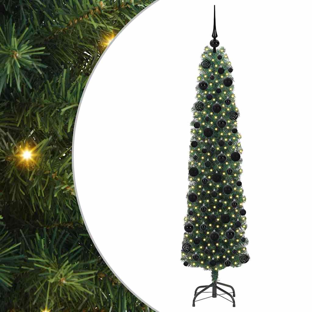 Kunstkerstboom Groen 180 cm PVC en Staal en Kunststof is nu te koop bij PeponiXL, paradijselijk wonen!