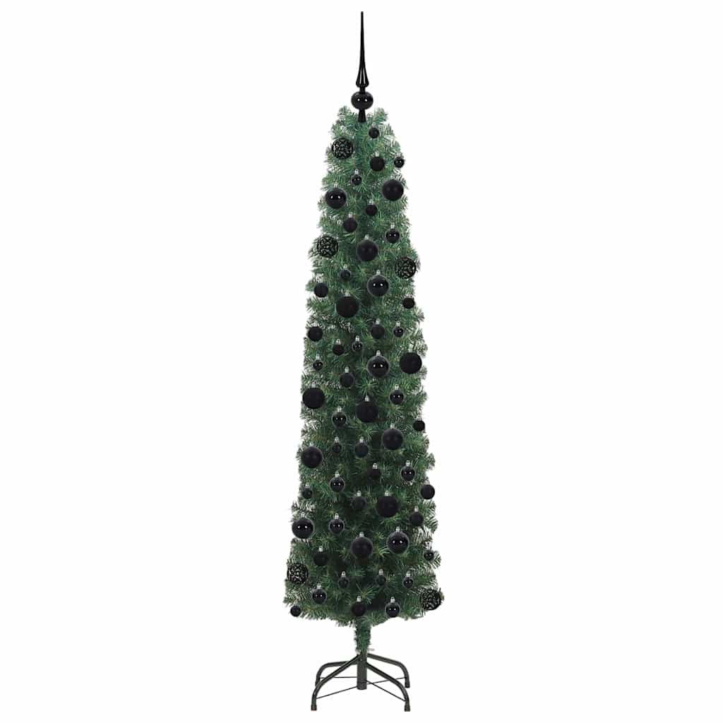 Kunstkerstboom Groen 180 cm PVC en Staal en Kunststof is nu te koop bij PeponiXL, paradijselijk wonen!