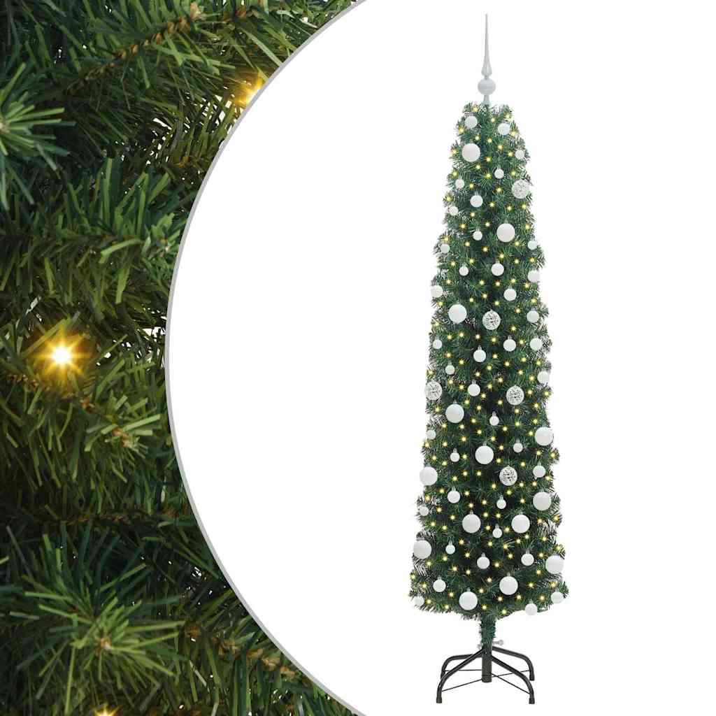 Kunstkerstboom Groen 180 cm PVC en Staal en Kunststof is nu te koop bij PeponiXL, paradijselijk wonen!